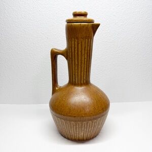 Vintage MCM Monmouth USA Pottery Jug Pitcher 12”